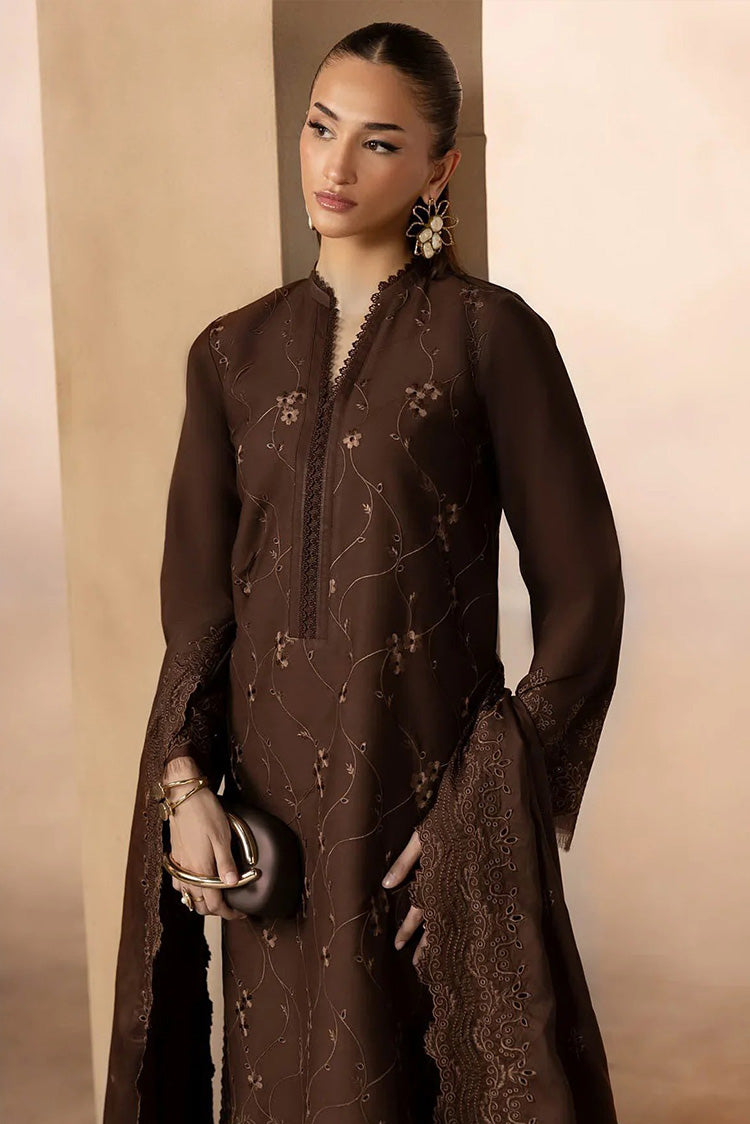 Picture of Rajbari - Sareen Premium Viscose Chikankari Collection - Design 02 - Unstitched - Available at Raja Sahib