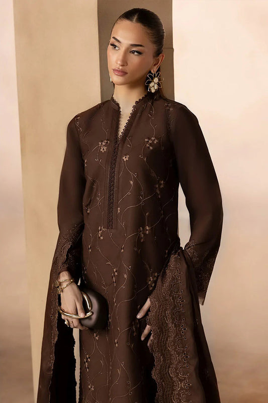 Picture of Rajbari - Sareen Premium Viscose Chikankari Collection - Design 02 - Unstitched - Available at Raja Sahib