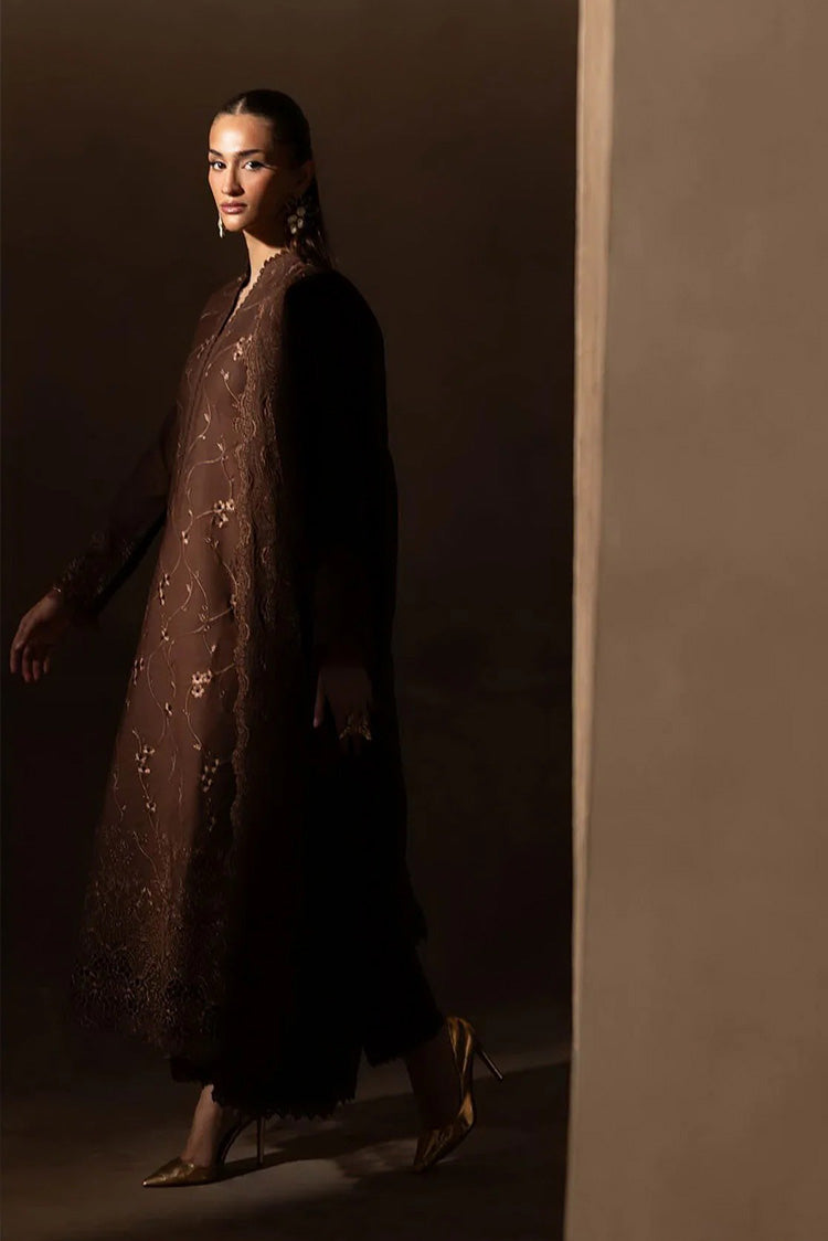 Picture of Rajbari - Sareen Premium Viscose Chikankari Collection - Design 02 - Unstitched - Available at Raja Sahib