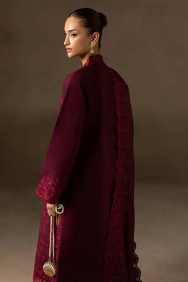 Picture of Rajbari - Sareen Premium Viscose Chikankari Collection - Design 04 - Unstitched - Available at Raja Sahib