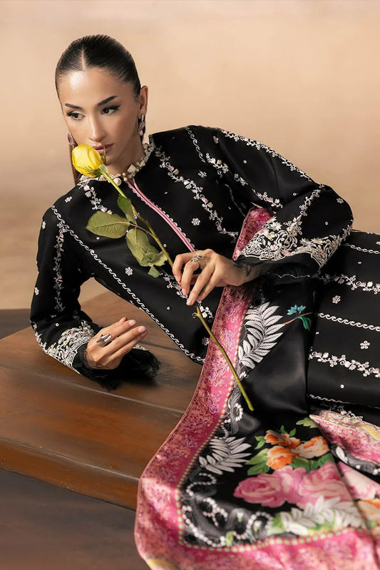 Picture of Rajbari - Sareen Premium Viscose Chikankari Collection - Design 05 - Unstitched - Available at Raja Sahib