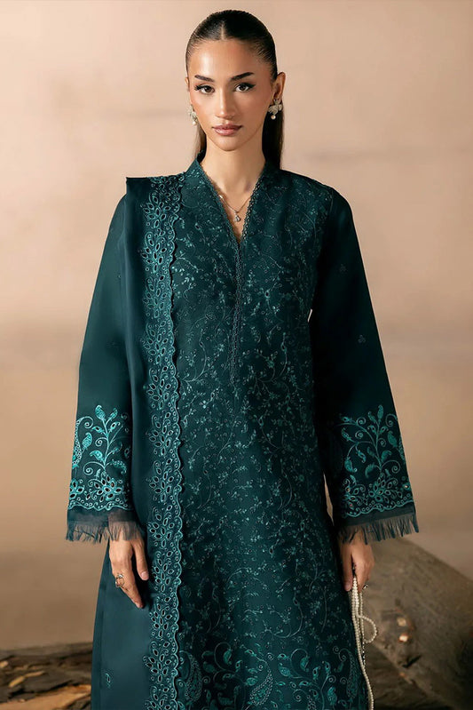 Picture of Rajbari - Sareen Premium Viscose Chikankari Collection - Design 08 - Unstitched - Available at Raja Sahib