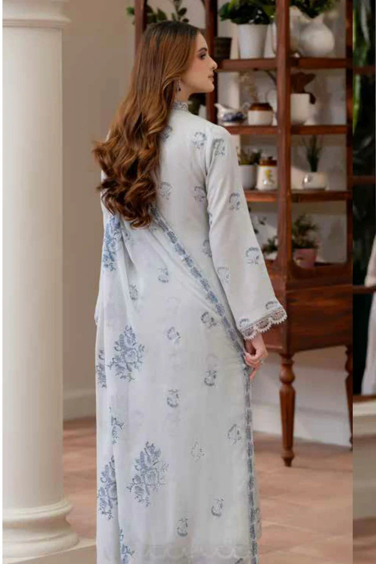 Picture of Noor e Fajar - Miraal Embroidered Plain Karandi Collection - KR-248 - Unstitched - Available at Raja Sahib