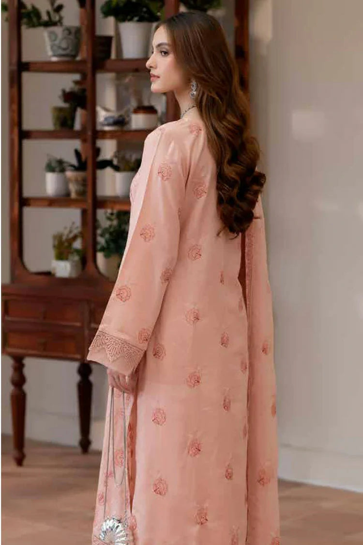 Picture of Noor e Fajar - Miraal Embroidered Plain Karandi Collection - KR-249 - Unstitched - Available at Raja Sahib