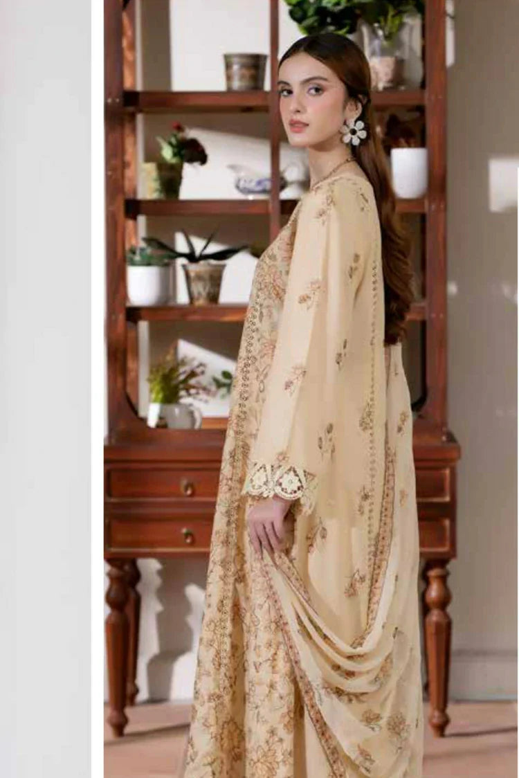 Picture of Noor e Fajar - Miraal Embroidered Plain Karandi Collection - KR-251 - Unstitched - Available at Raja Sahib