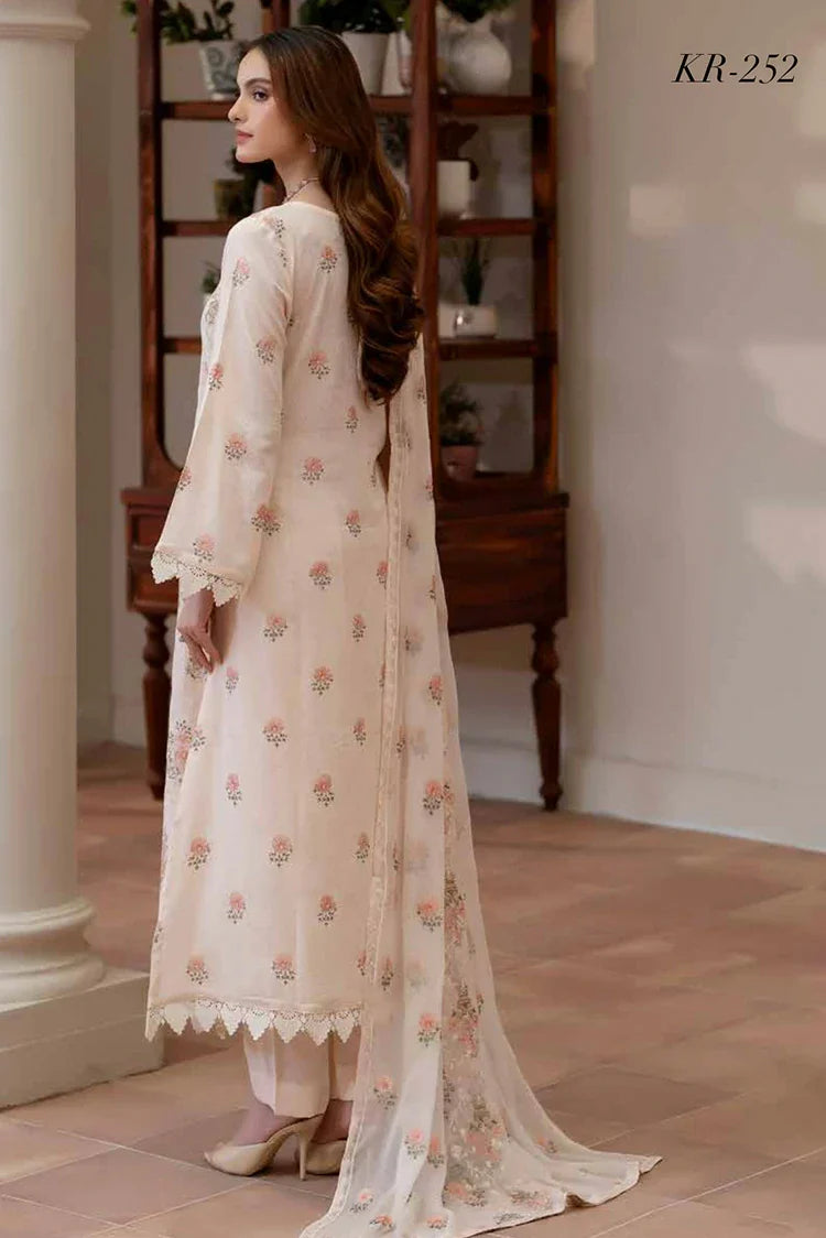 Picture of Noor e Fajar - Miraal Embroidered Plain Karandi Collection - KR-252 - Unstitched - Available at Raja Sahib