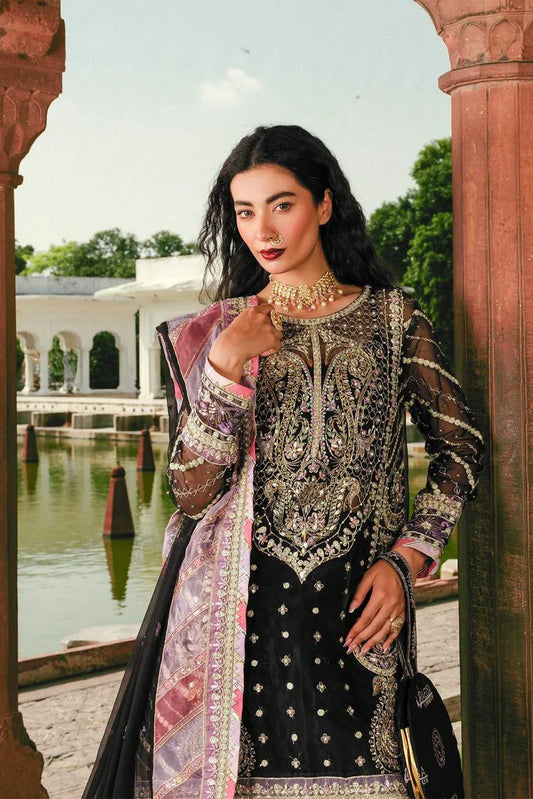 Raeesa - Zauj Luxury Embroidered Collection - AAK-02 - Unstitched