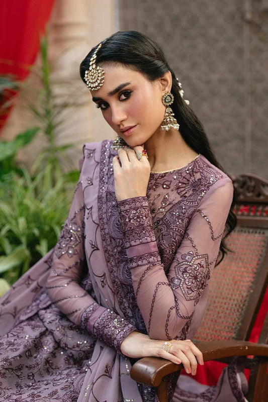 Freesia - Amel Luxury Chiffon Collection - GEETANJALI-FSU5649 - Unstitched