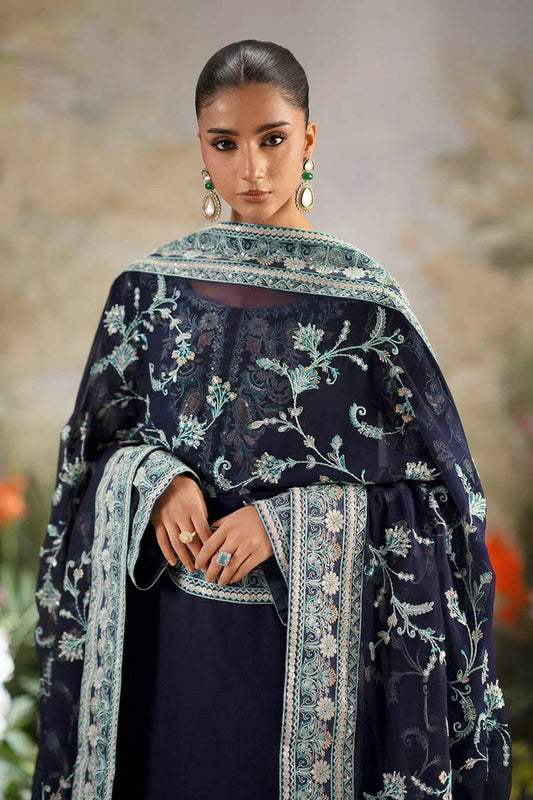 Freesia - Luxury Chiffon Collection - OJASWINI-FWU5691 - Unstitched