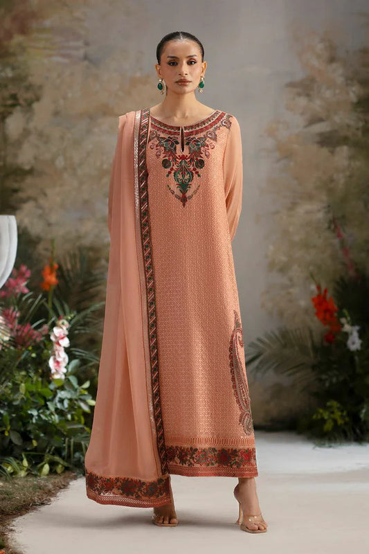 Freesia - Luxury Chiffon Collection - OMISHA-FWU5697 - Unstitched