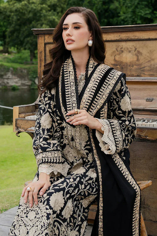 Faiza Faisal - Hoor Karandi Winter Edit - 472-MAHVEEN - Unstitched