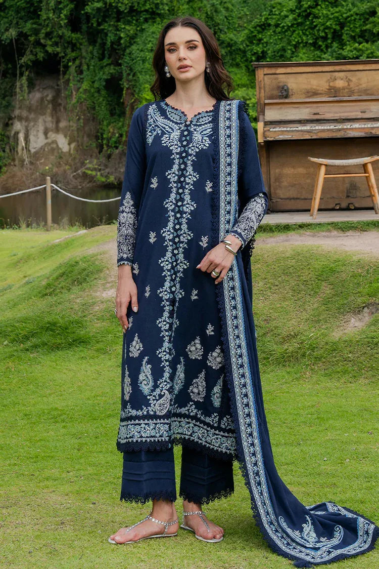 Faiza Faisal - Hoor Karandi Winter Edit - 474-HANEEN - Unstitched