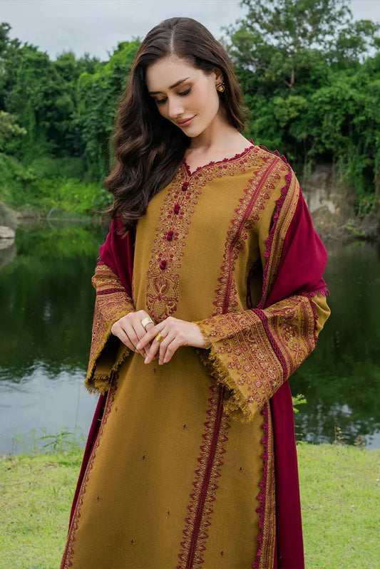 Faiza Faisal - Hoor Karandi Winter Edit - 476-AZIRA - Unstitched