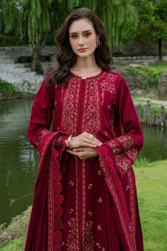 Faiza Faisal - Hoor Karandi Winter Edit - 477-MAHIRA - Unstitched