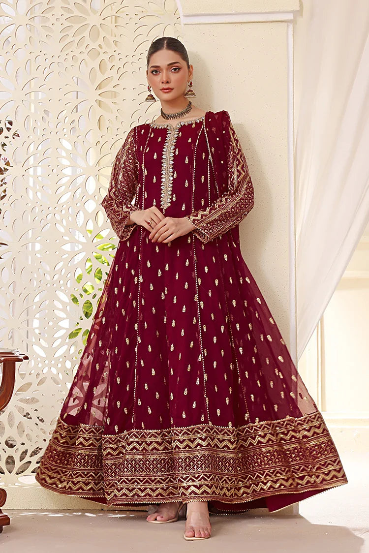 Picture of Alsiyaab - Rasm e Henna - Bahaar - Mehroon - Available at Raja Sahib