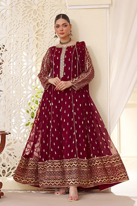 Picture of Alsiyaab - Rasm e Henna - Bahaar - Mehroon - Available at Raja Sahib