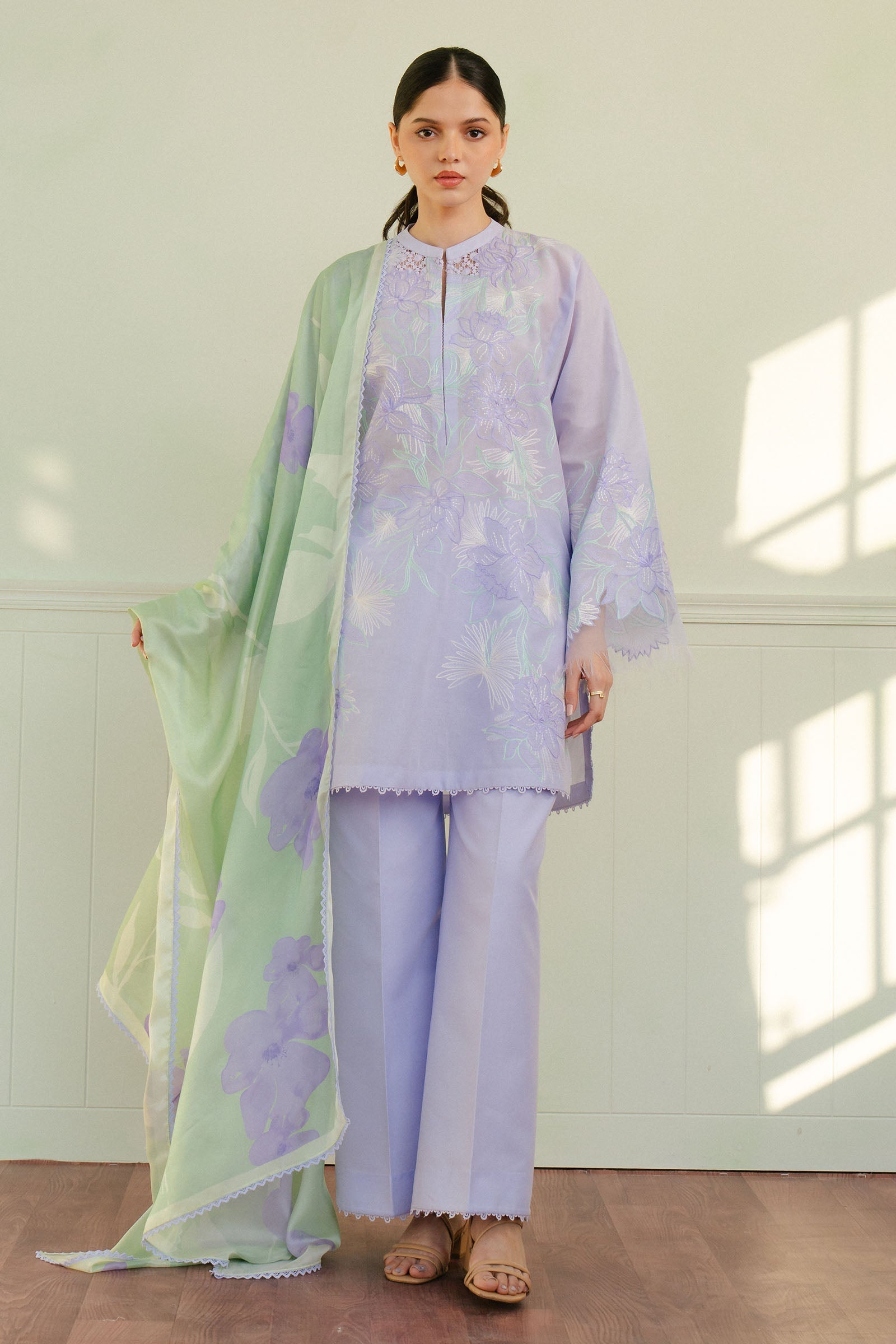 Picture of Zara Shahjahan - Coco Lawn Collection - BLOOM-1A - Available at Raja Sahib