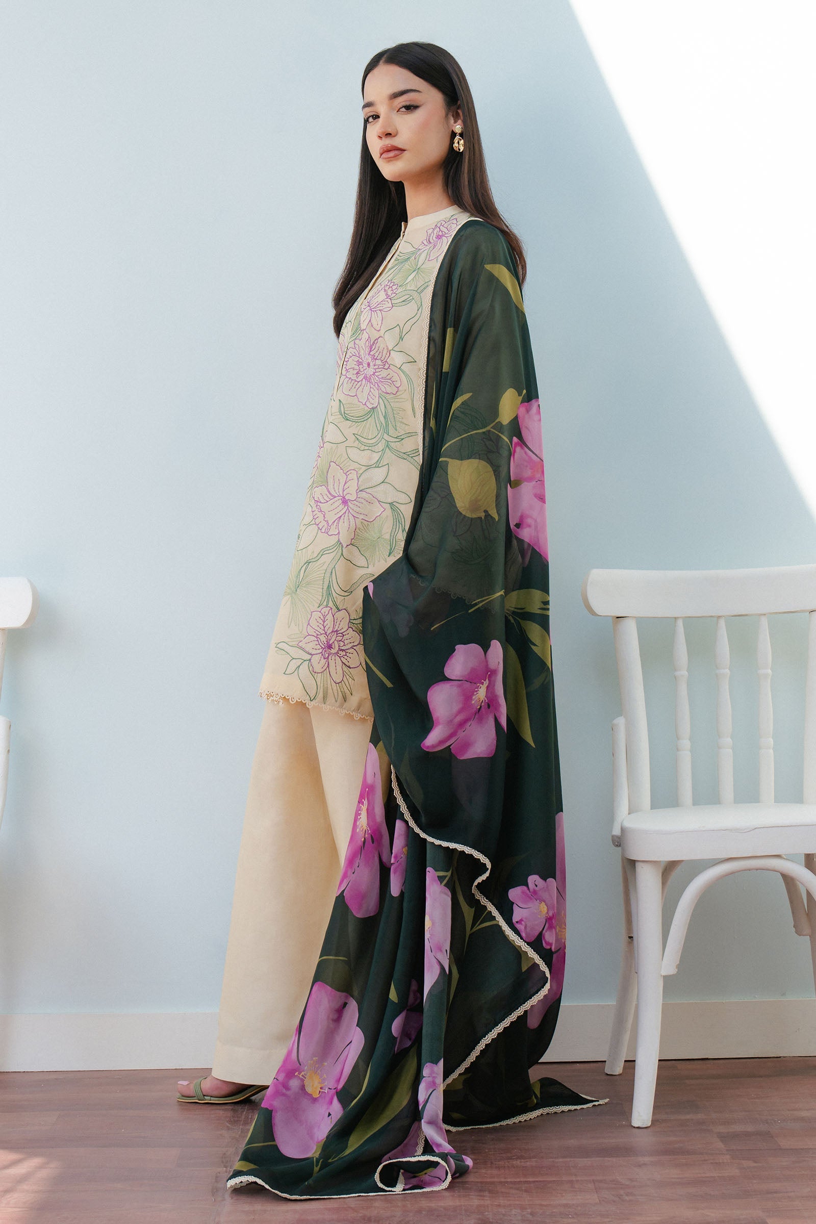 Picture of Zara Shahjahan - Coco Lawn Collection - BLOOM-1B - Available at Raja Sahib