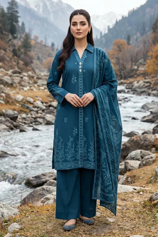 Lakhany - Pashmina Printed Collection - LG-RL-0518-A - Unstitched