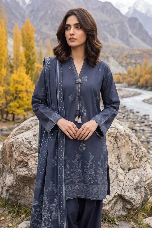 Lakhany - Pashmina Printed Collection - LG-RL-0518-C - Unstitched