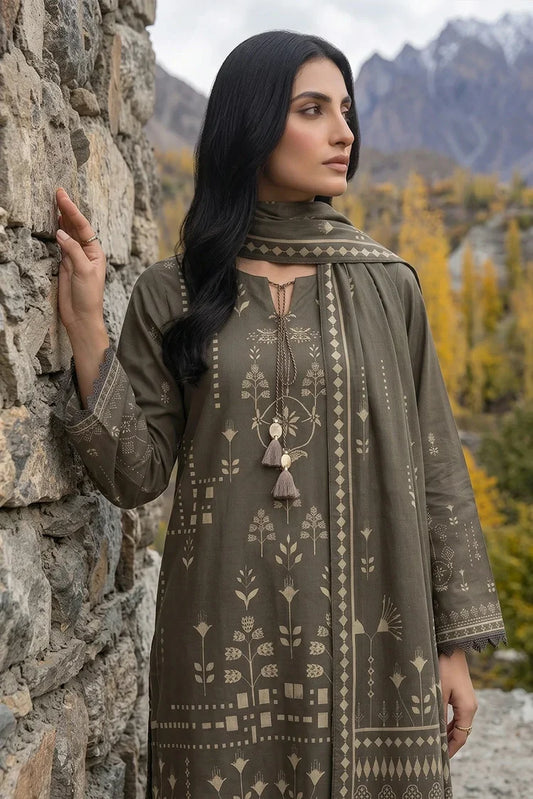 Lakhany - Pashmina Printed Collection - LG-RL-0519-B - Unstitched