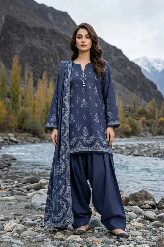 Lakhany - Pashmina Printed Collection - LG-SG-0160-A - Unstitched