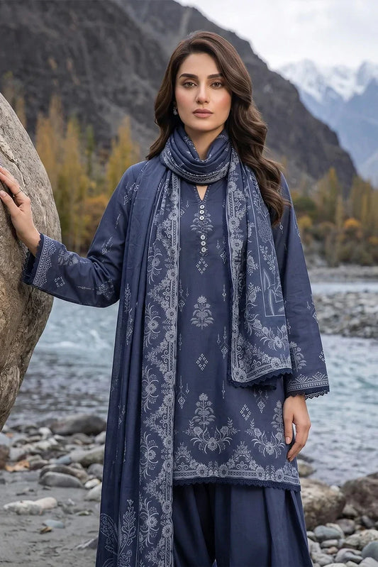 Lakhany - Pashmina Printed Collection - LG-SG-0160-A - Unstitched