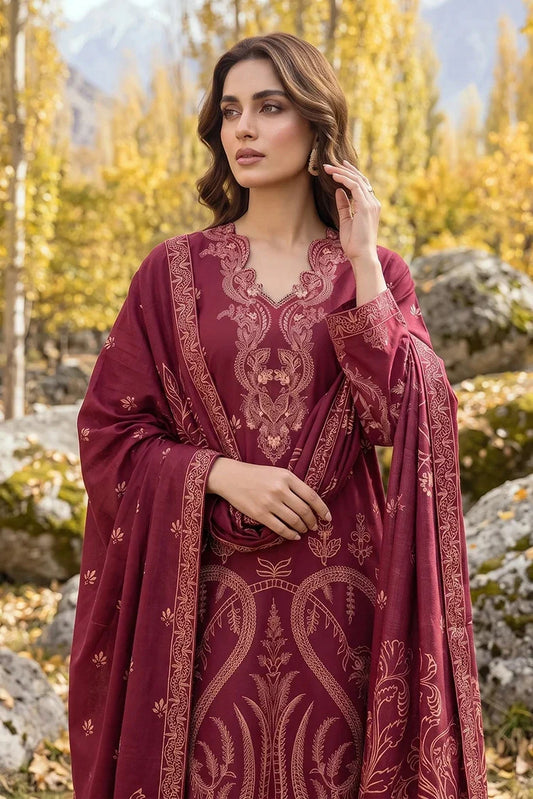 Lakhany - Pashmina Printed Collection - LG-RK-0192-A - Unstitched