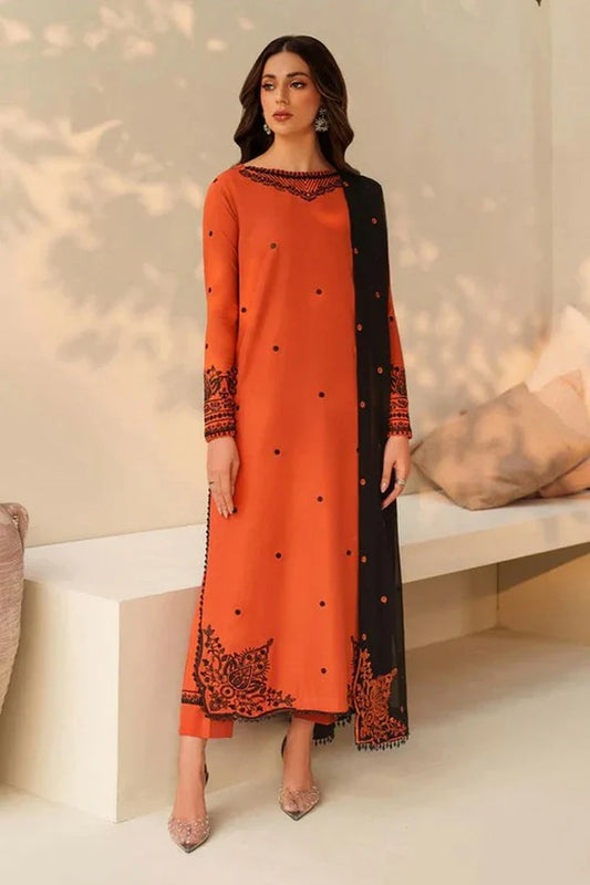 Picture of Zarif - Tabeer The Silk Edit - ZE-TS-05 SANGRIA - Unstitched - Available at Raja Sahib