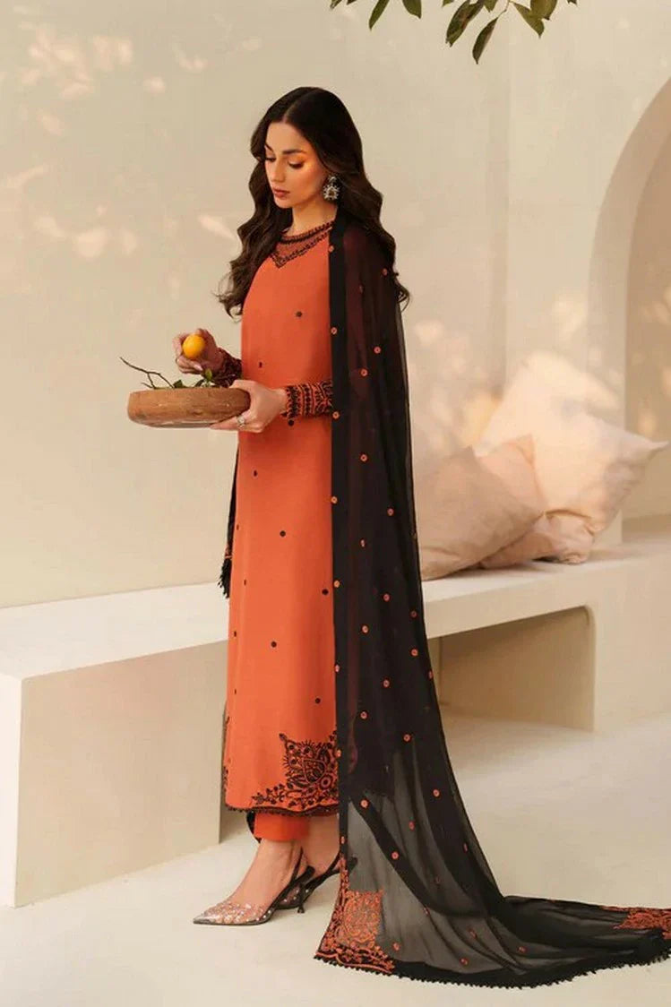 Picture of Zarif - Tabeer The Silk Edit - ZE-TS-05 SANGRIA - Unstitched - Available at Raja Sahib