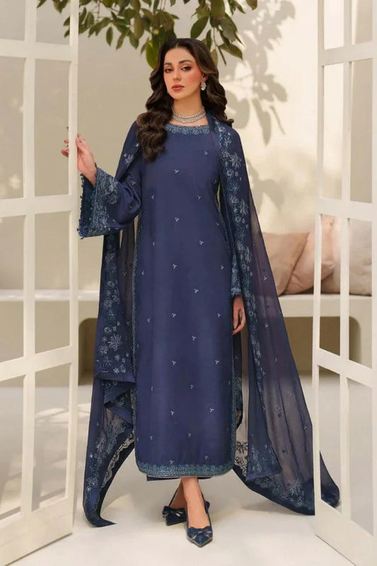 Picture of Zarif - Tabeer The Silk Edit - ZE-TS-09 ANAABI - Unstitched - Available at Raja Sahib