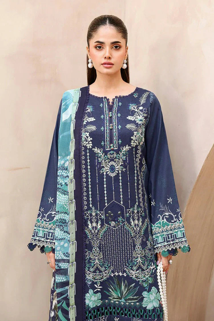 Picture of Ramsha - Mashaal Luxury Lawn Collection Vol 15 - L-1501 - Unstitched - Available at Raja Sahib