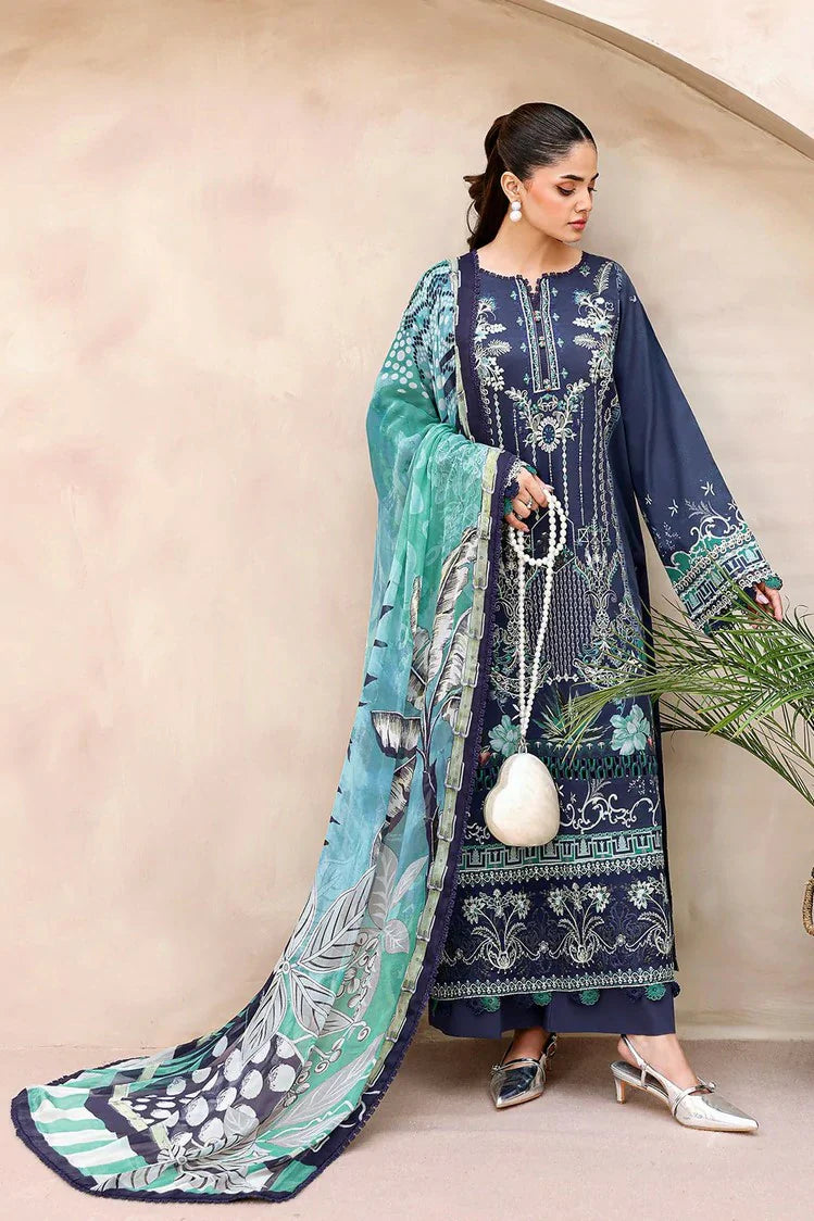 Picture of Ramsha - Mashaal Luxury Lawn Collection Vol 15 - L-1501 - Unstitched - Available at Raja Sahib