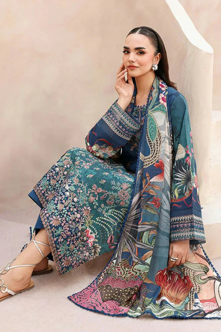 Picture of Ramsha - Mashaal Luxury Lawn Collection Vol 15 - L-1509 - Unstitched - Available at Raja Sahib