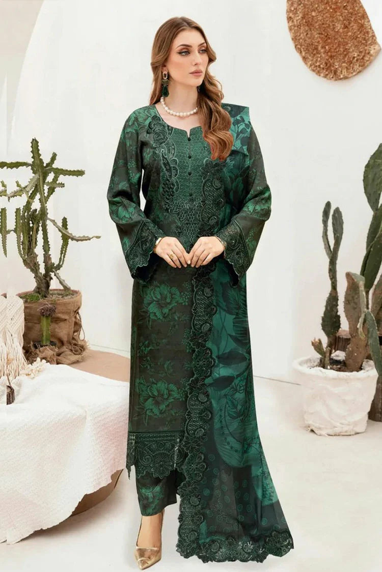 Picture of Ramsha - Riwaj Premium Rawsilk Collection Vol 6 - J-605 - Unstitched - Available at Raja Sahib