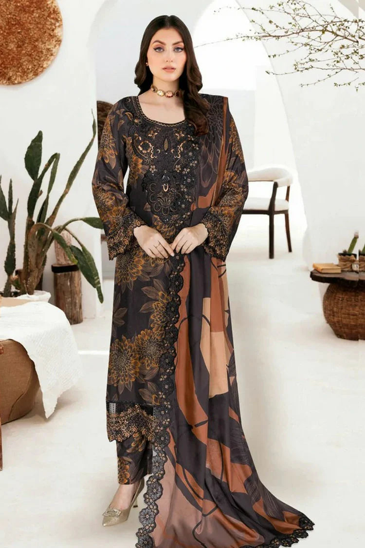 Picture of Ramsha - Riwaj Premium Rawsilk Collection Vol 6 - J-608 - Unstitched - Available at Raja Sahib