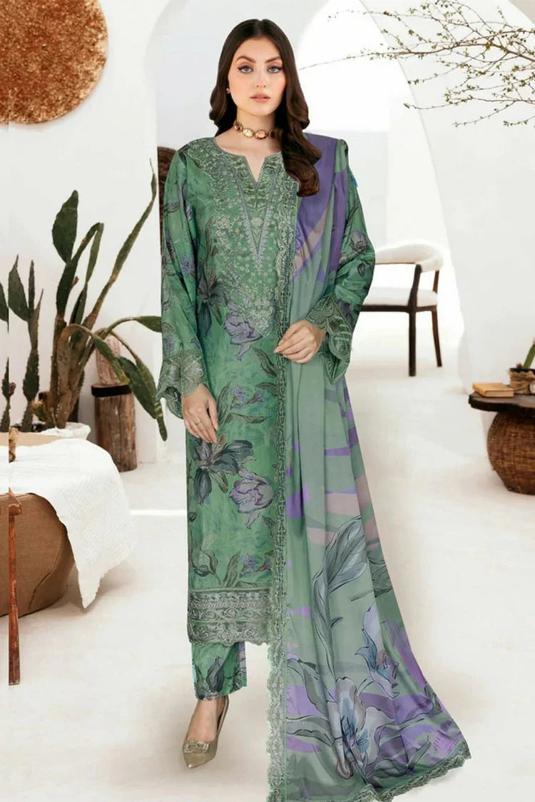 Picture of Ramsha - Riwaj Premium Rawsilk Collection Vol 6 - J-613 - Unstitched - Available at Raja Sahib