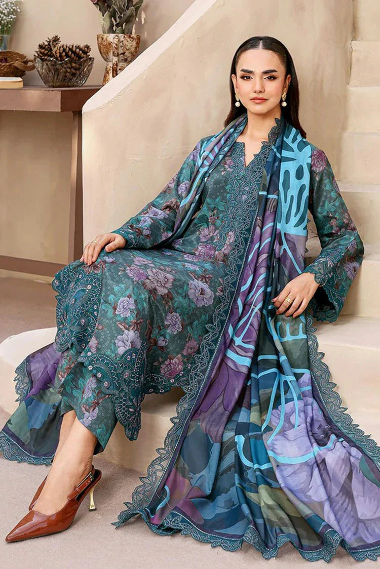 Picture of Ramsha - Naqsh Embroidered Rawsilk Collection - RS-03 - Unstitched - Available at Raja Sahib