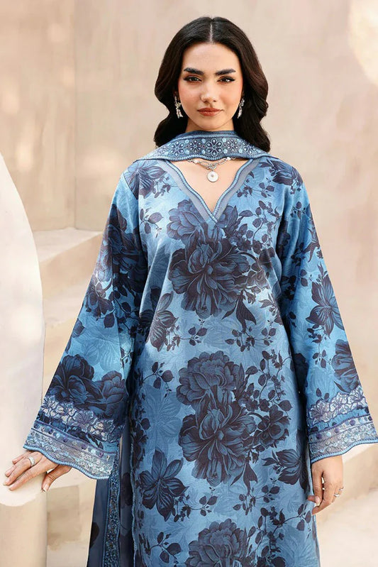 Ramsha - Naqsh Embroidered Rawsilk Collection - RS-05 - Unstitched