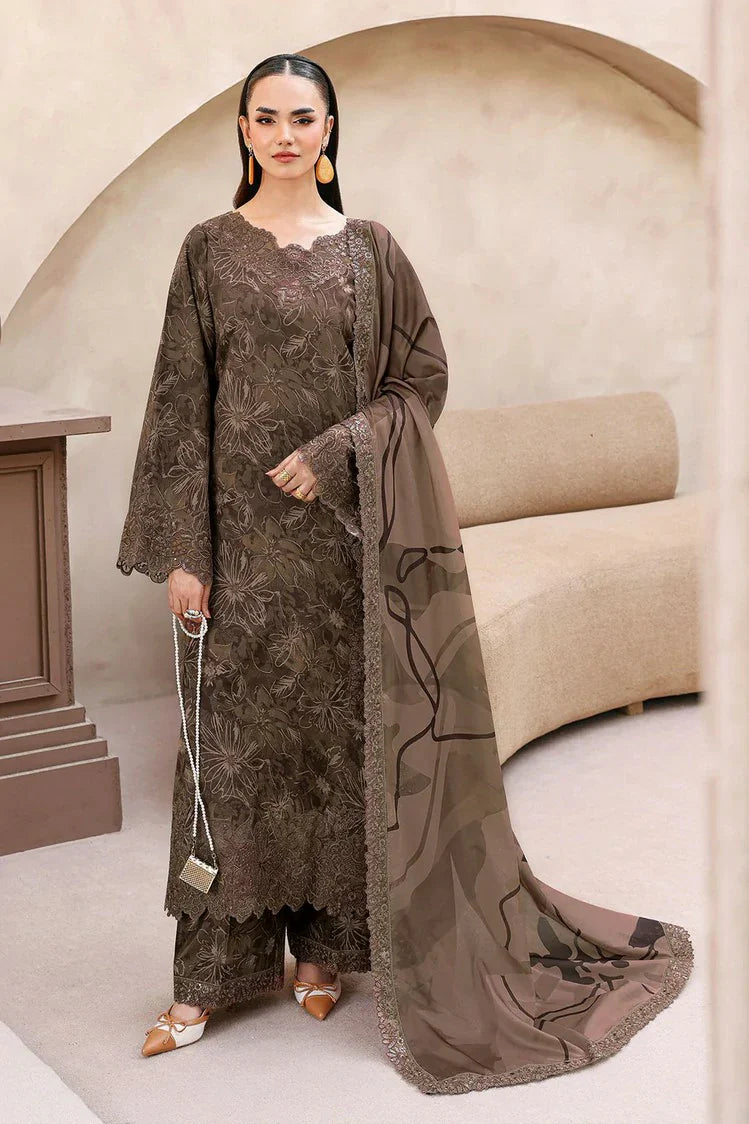 Picture of Ramsha - Naqsh Embroidered Rawsilk Collection - RS-08 - Unstitched - Available at Raja Sahib