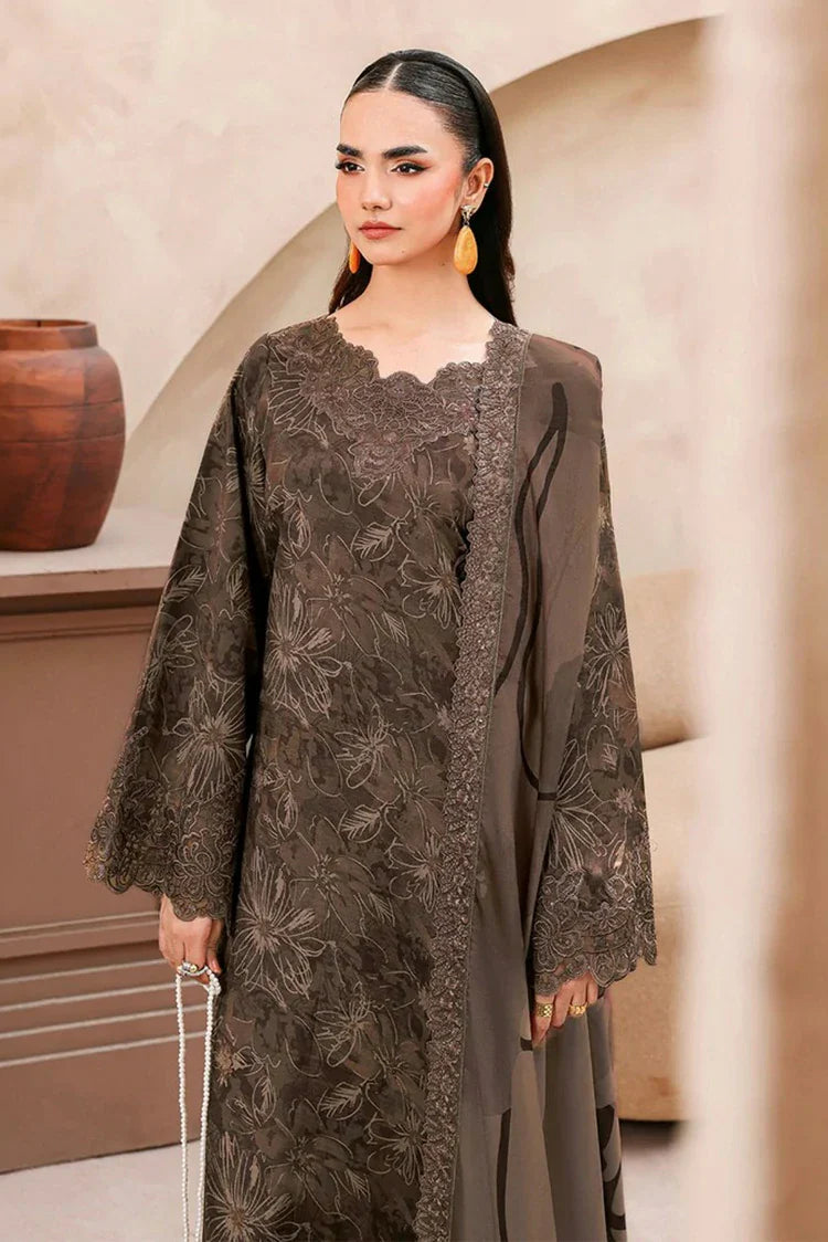 Picture of Ramsha - Naqsh Embroidered Rawsilk Collection - RS-08 - Unstitched - Available at Raja Sahib