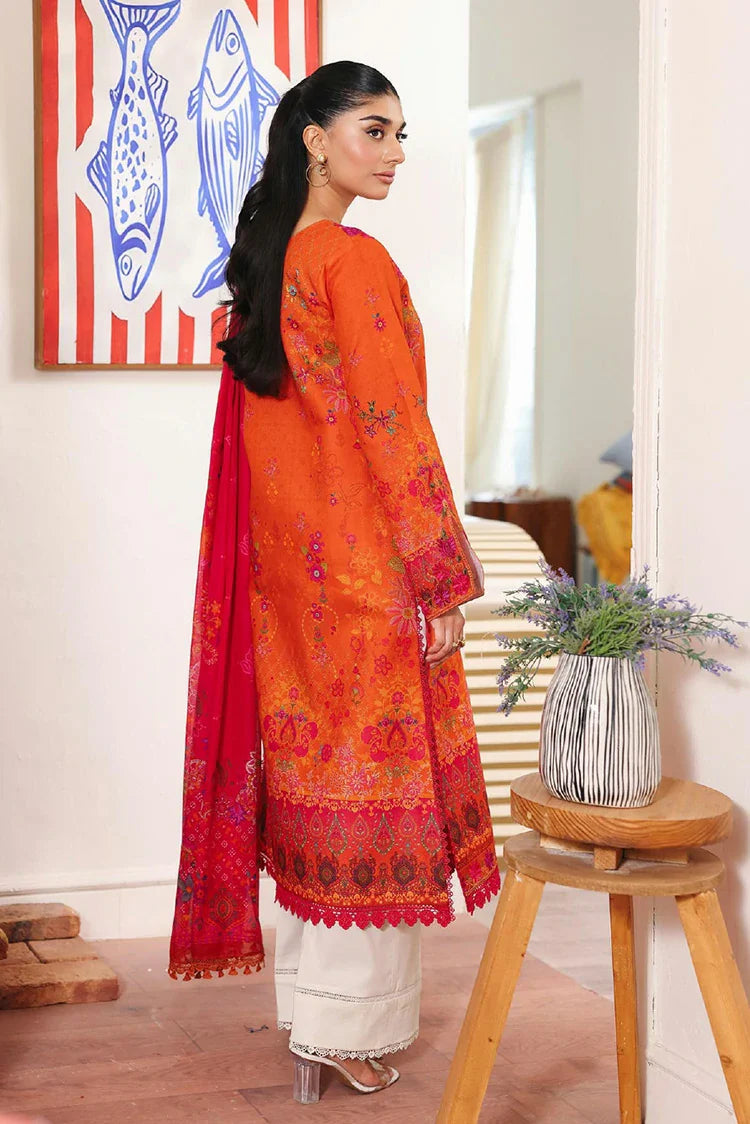 Picture of Rajbari - Nissa Summer Floral Symphony Collection - Design 10 - Unstitched - Available at Raja Sahib