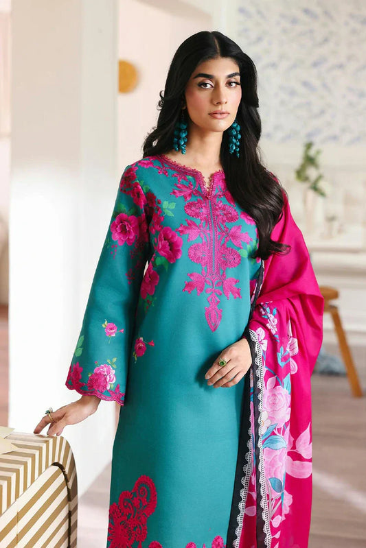 Picture of Rajbari - Nissa Summer Floral Symphony Collection - Design 01 - Unstitched - Available at Raja Sahib