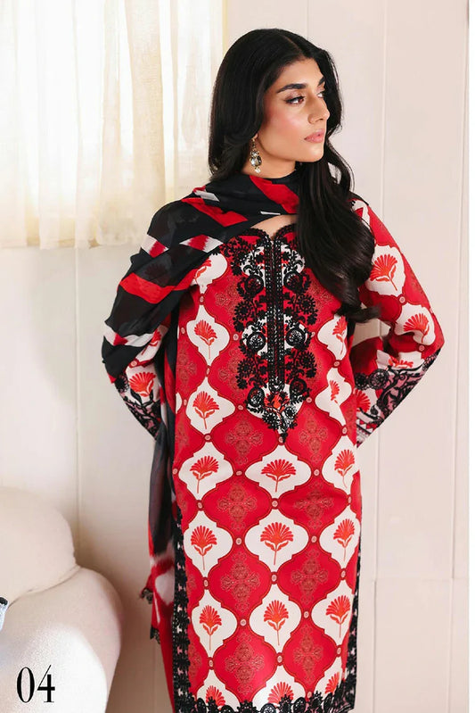 Picture of Rajbari - Nissa Summer Floral Symphony Collection - Design 04 - Unstitched - Available at Raja Sahib