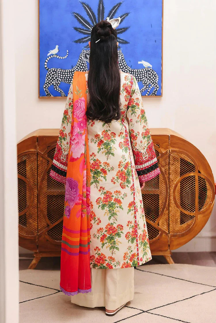 Picture of Rajbari - Nissa Summer Floral Symphony Collection - Design 05 - Unstitched - Available at Raja Sahib