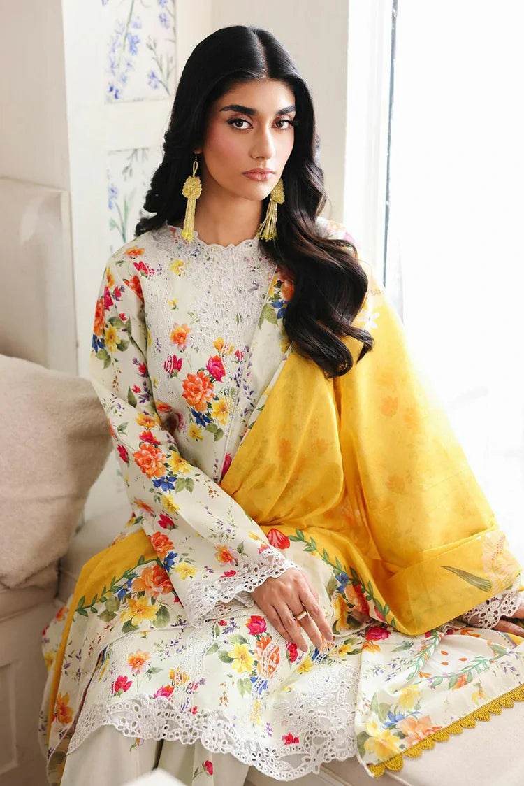 Picture of Rajbari - Nissa Summer Floral Symphony Collection - Design 06 - Unstitched - Available at Raja Sahib
