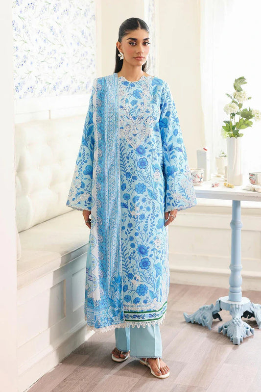 Picture of Rajbari - Nissa Summer Floral Symphony Collection - Design 07 - Unstitched - Available at Raja Sahib
