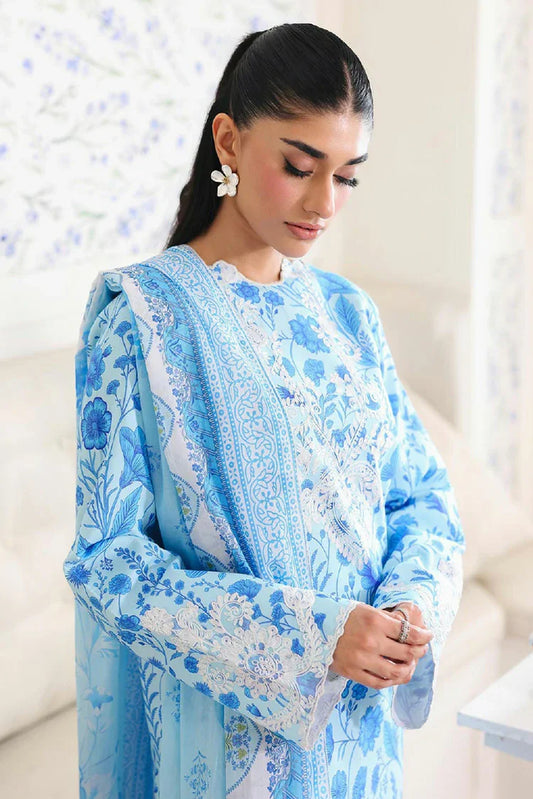 Picture of Rajbari - Nissa Summer Floral Symphony Collection - Design 07 - Unstitched - Available at Raja Sahib