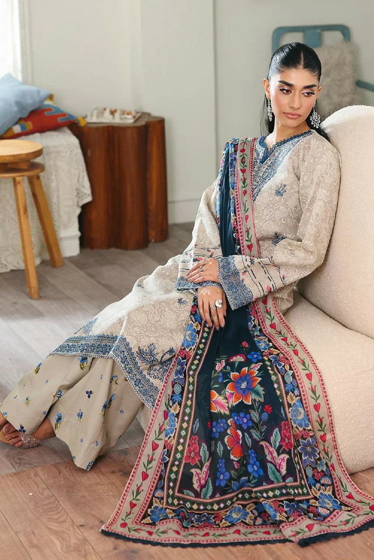 Picture of Rajbari - Nissa Summer Floral Symphony Collection - Design 09 - Unstitched - Available at Raja Sahib
