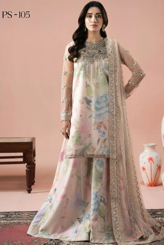 Picture of Ramsha - Rangeen Festive Formals Vol 1 - PS-105 - Unstitched - Available at Raja Sahib